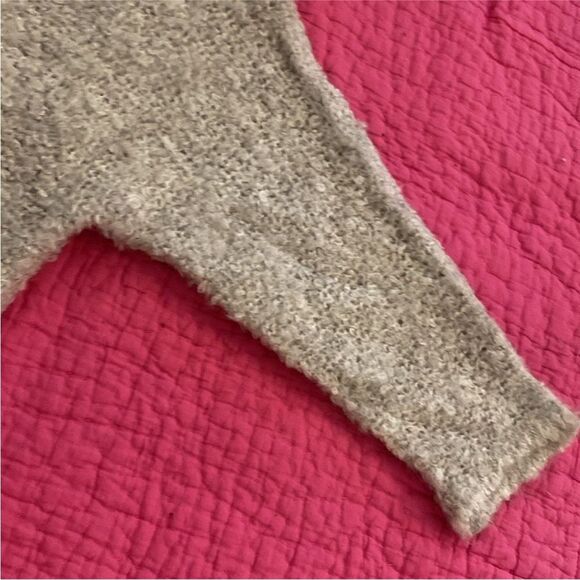 Tibi Cozy Cream cropped Sweater, XS - Picture 4 of 8